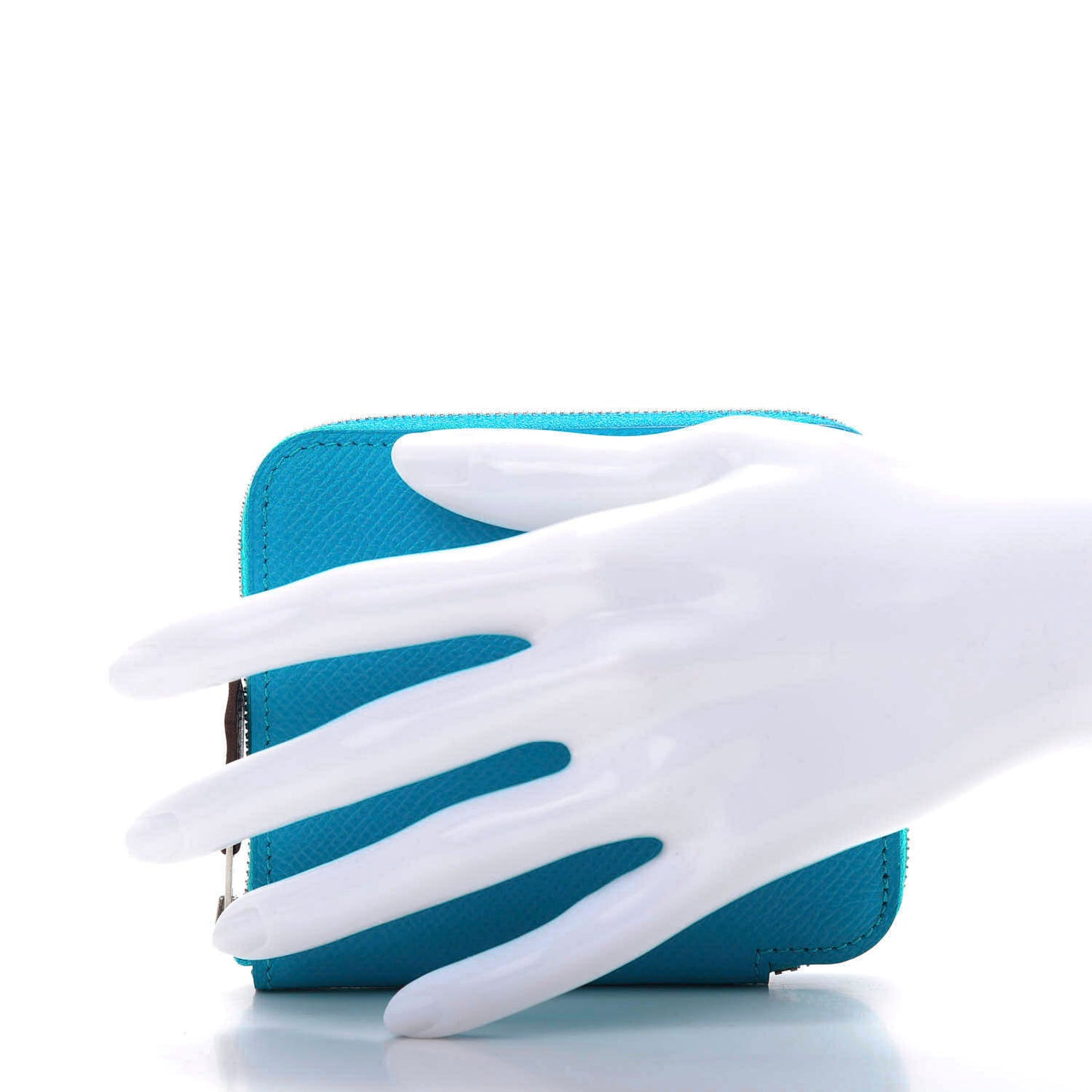 Epsom Silk'In Compact Wallet Bleu Zanzibar