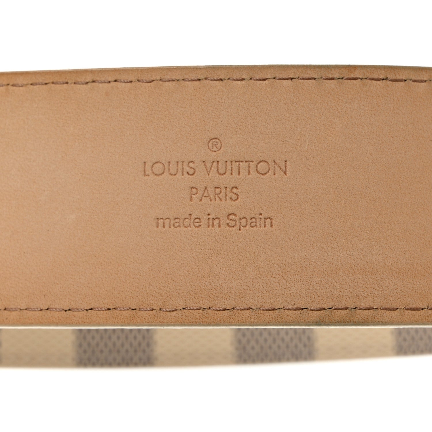 Louis Vuitton Damier Azur LV Initiales Belt 90 36 6 of 9