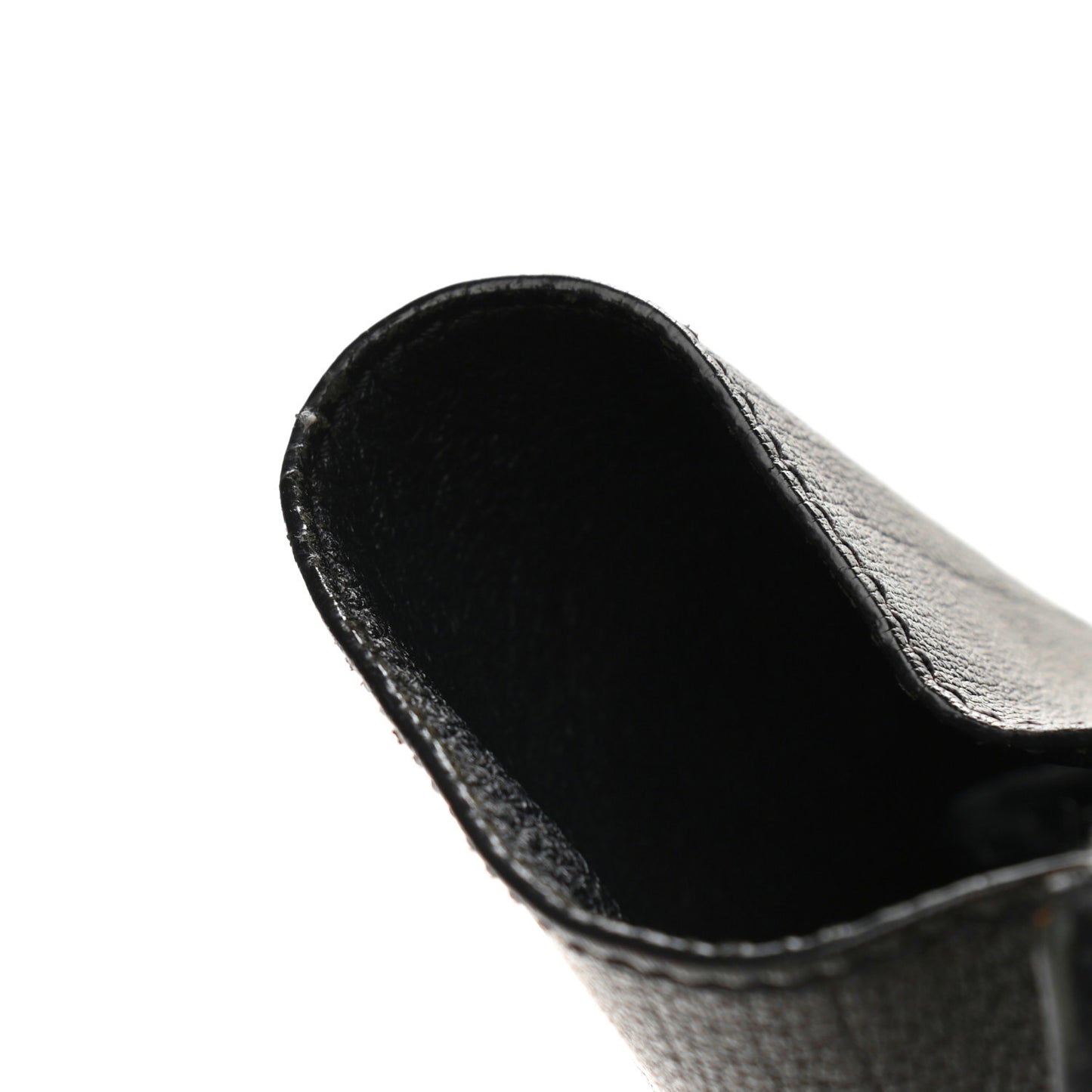 Smooth Calfskin Mini Bi-Color Luggage Forest Black