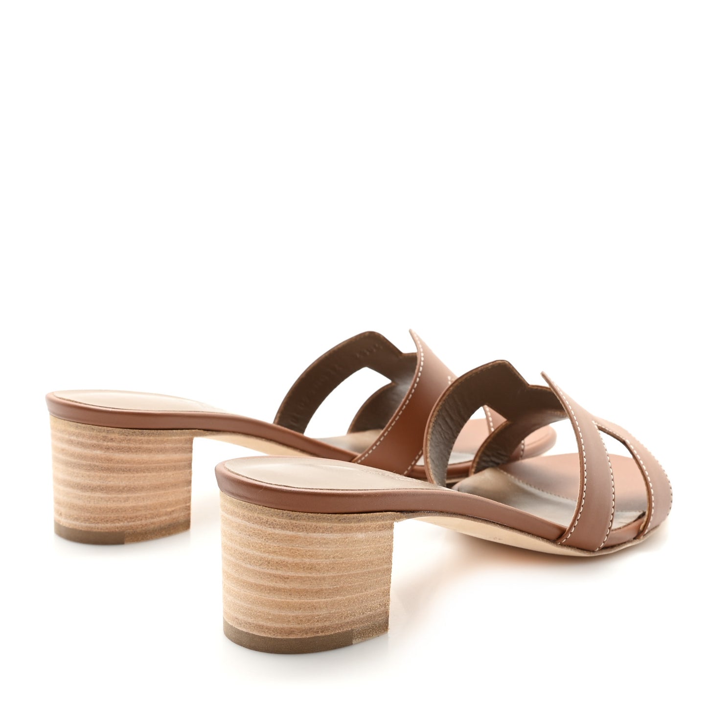 Calfskin Oasis Sandals 38 Gold