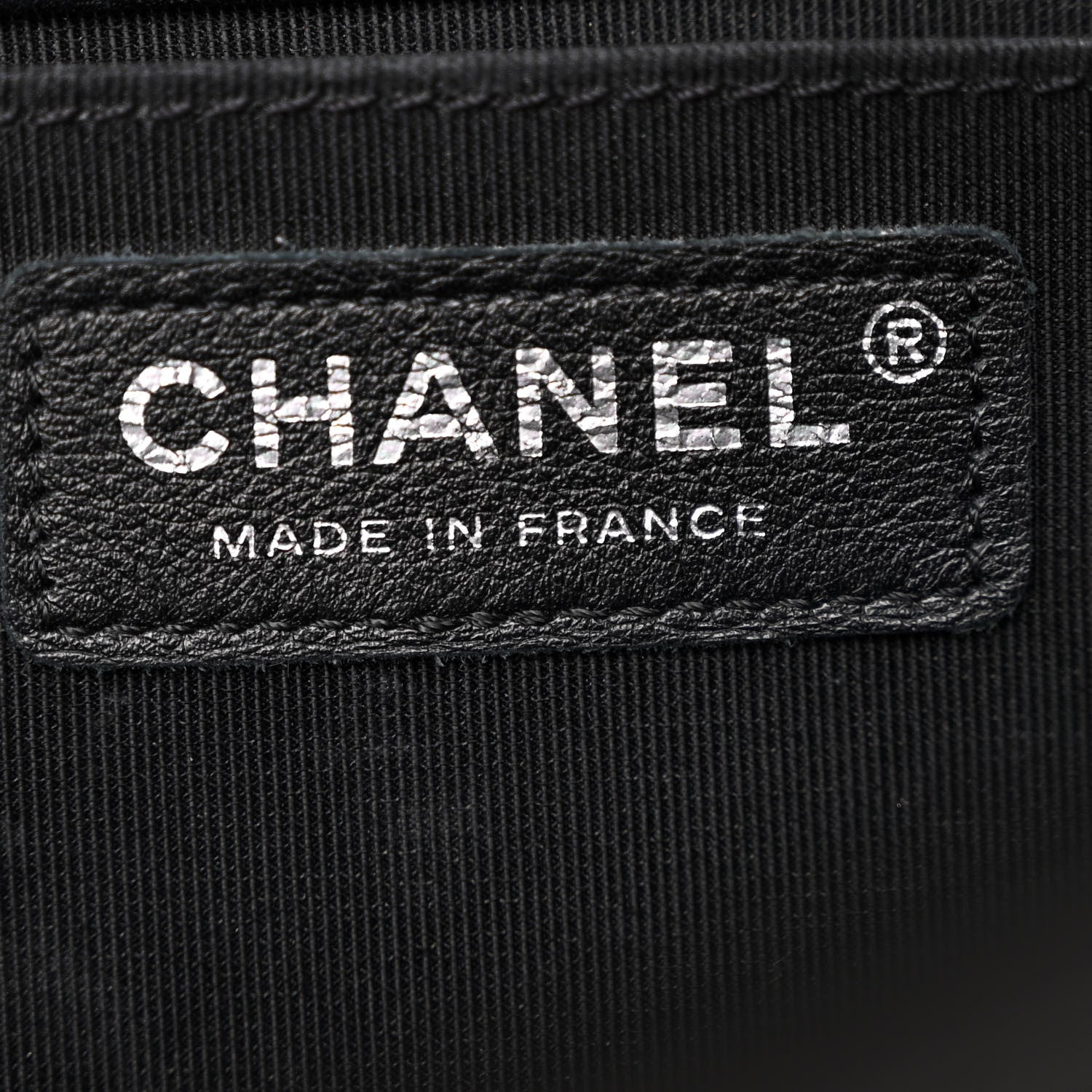 Chanel Lambskin Chevron Quilted Medium Boy Flap Black 6 of 13
