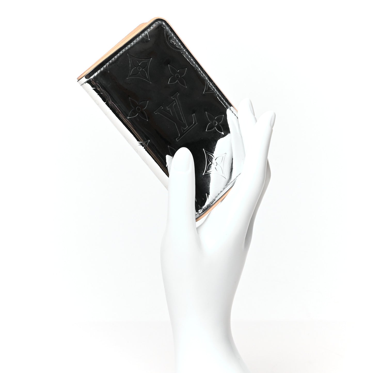 Monogram Mirror Slender Pocket Organizer