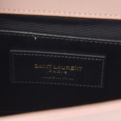 Saint Laurent Grain De Poudre Small Monogram Kate Satchel Pale Blush 6 of 14