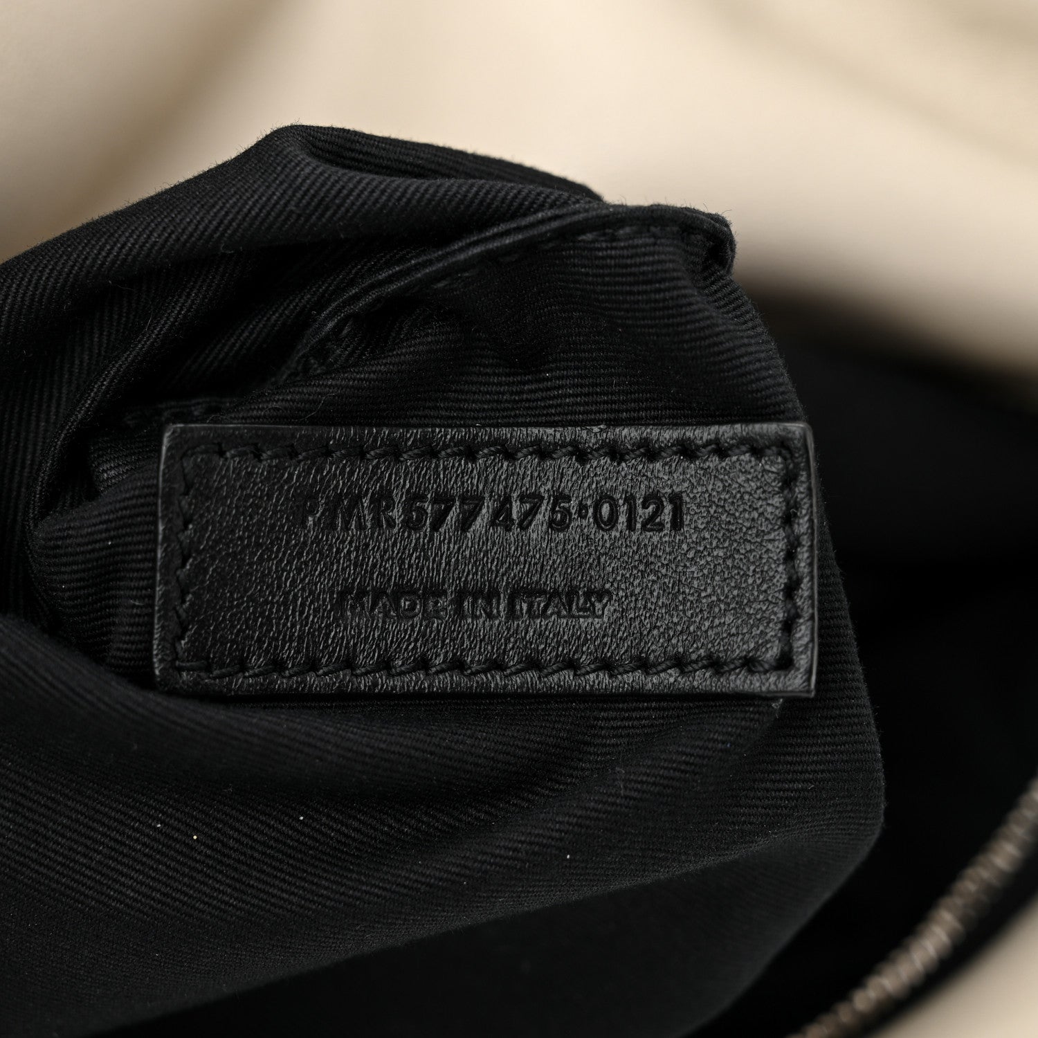 Saint Laurent Lambskin Quilted Medium Loulou Puffer Monogram Chain Satchel Blanc Vintage 7 of 11