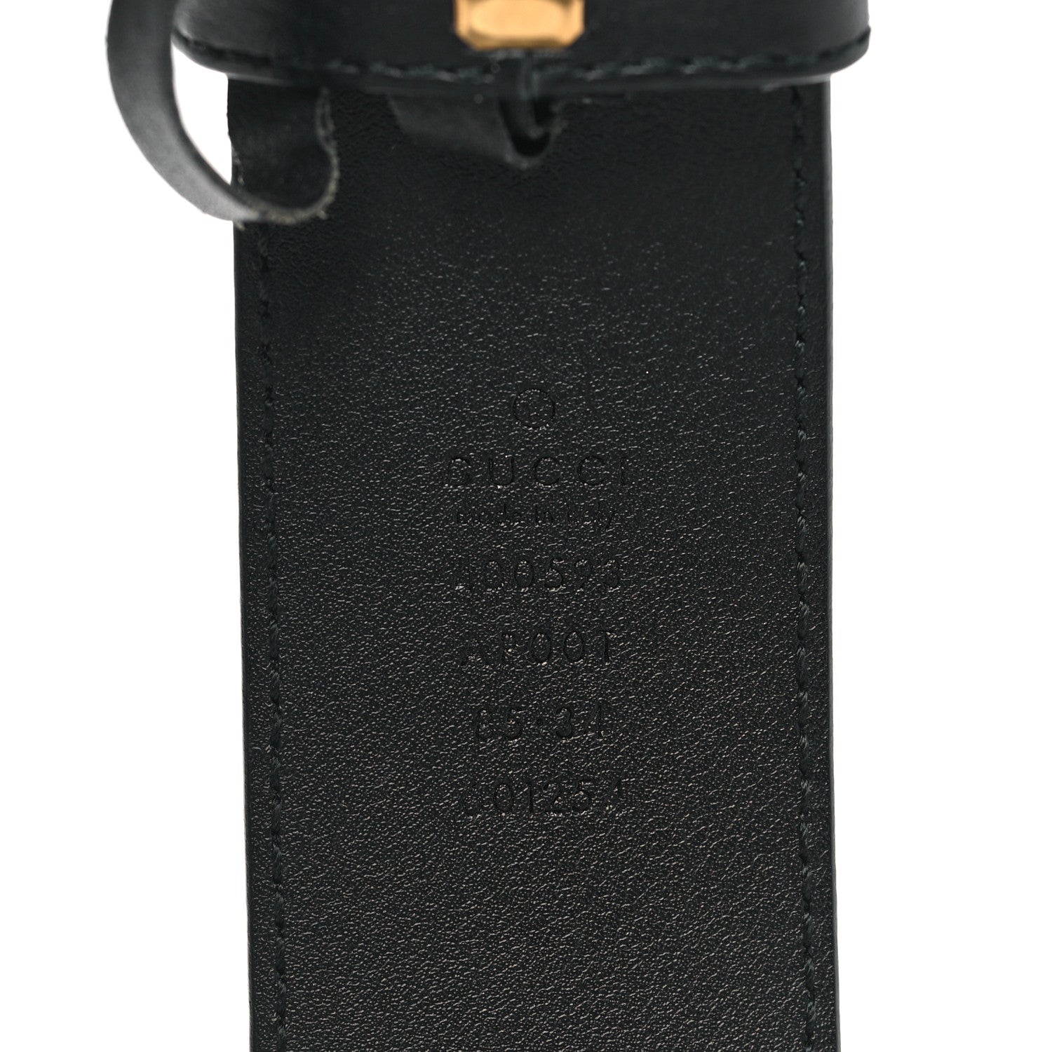 Gucci Calfskin Double G 40mm Belt 85 34 Black 3 of 5