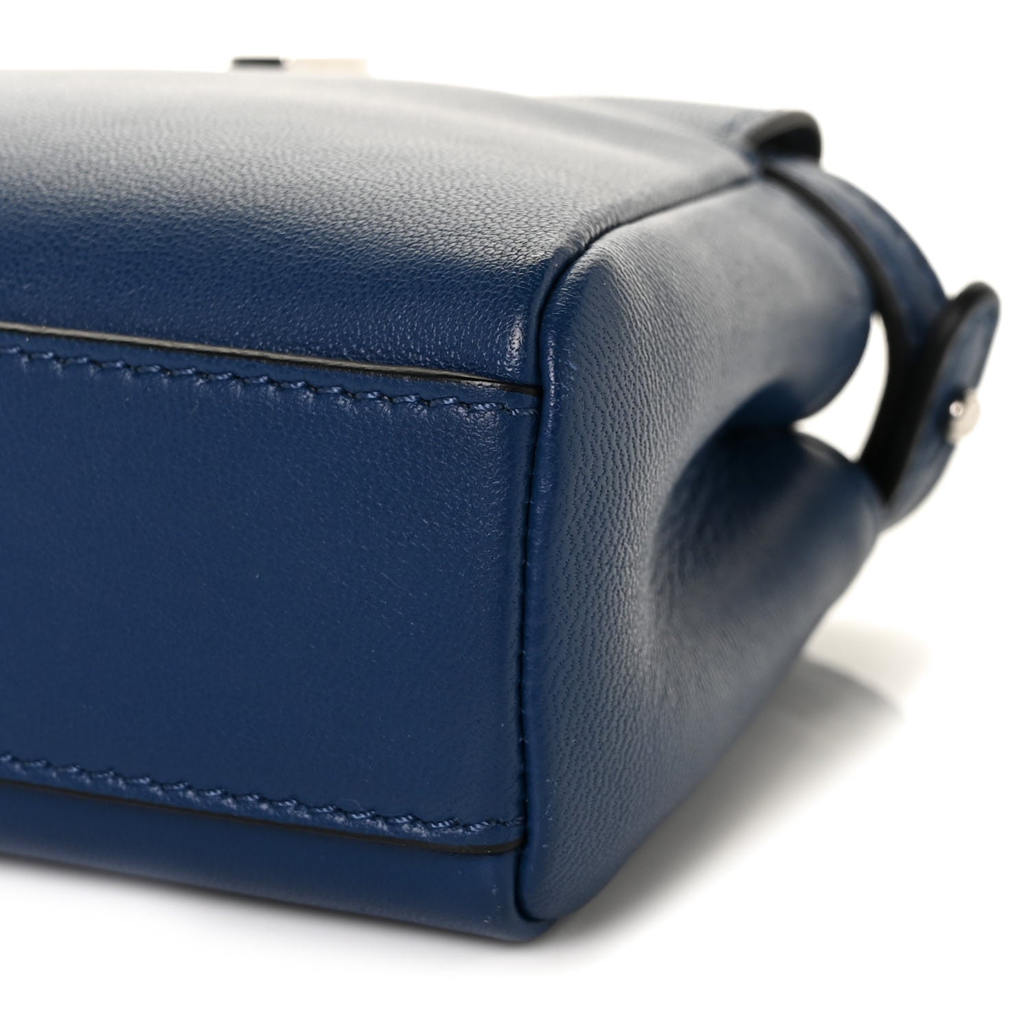Fendi Shiny Nappa Micro Peekaboo Iconic Satchel Iris 6 of 6