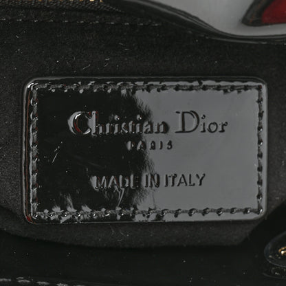 Christian Dior Patent Cannage Mini Lady Dior Black 6 of 9
