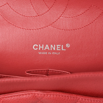 Chanel Caviar Quilted Jumbo Double Flap Red 6 of 11
