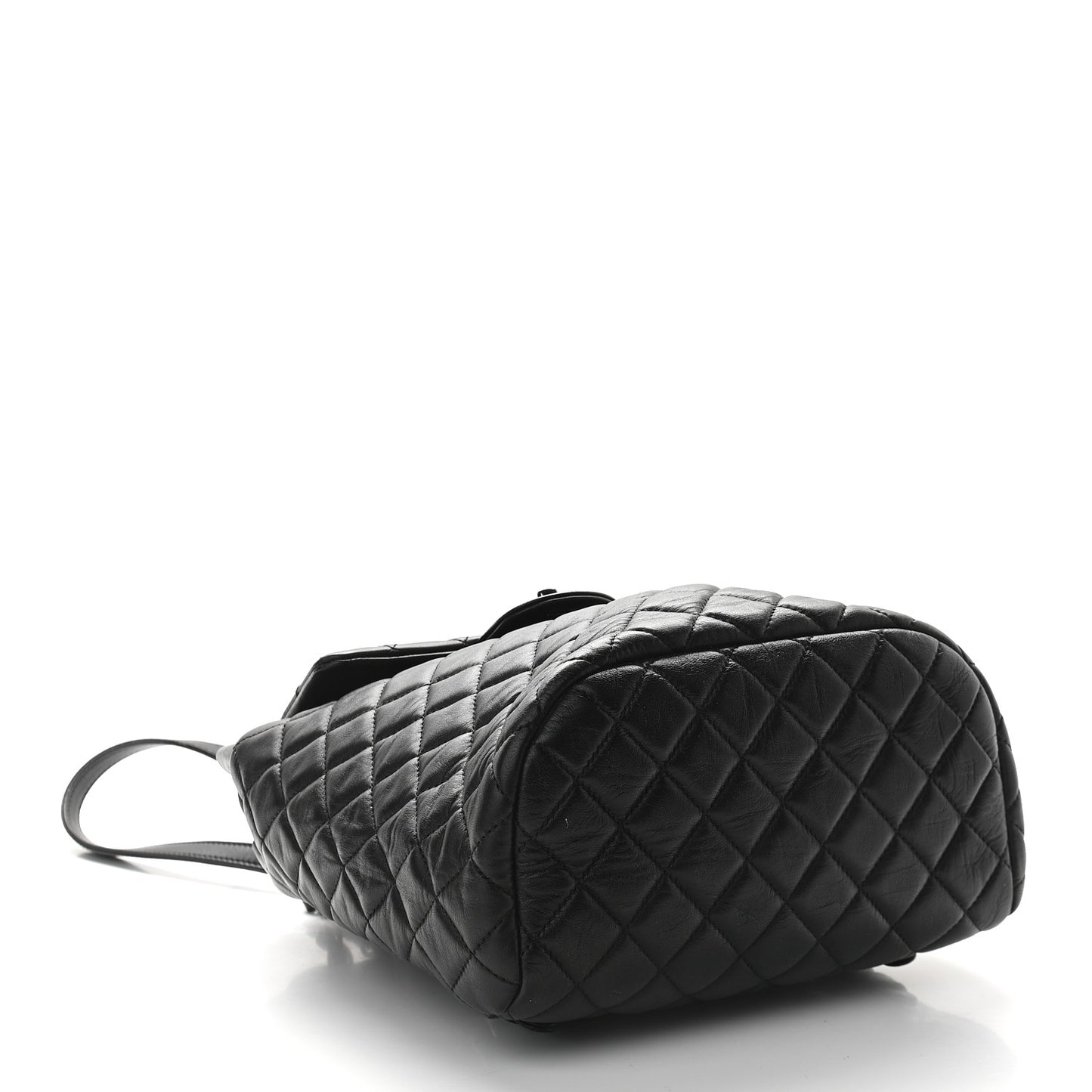 Calfskin Quilted Small Urban Spirit Backpack Black