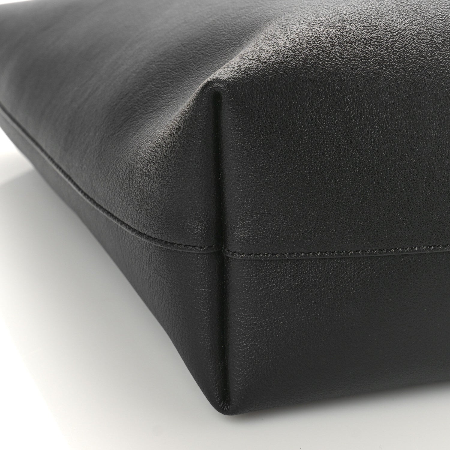 Saint Laurent Calfskin Large Shopping Tote Black 8 of 9