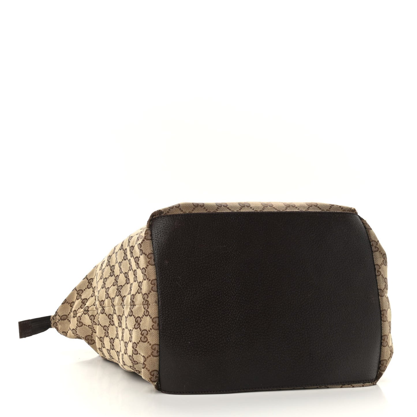 GG Monogram Large Web Handle Bucket Tote