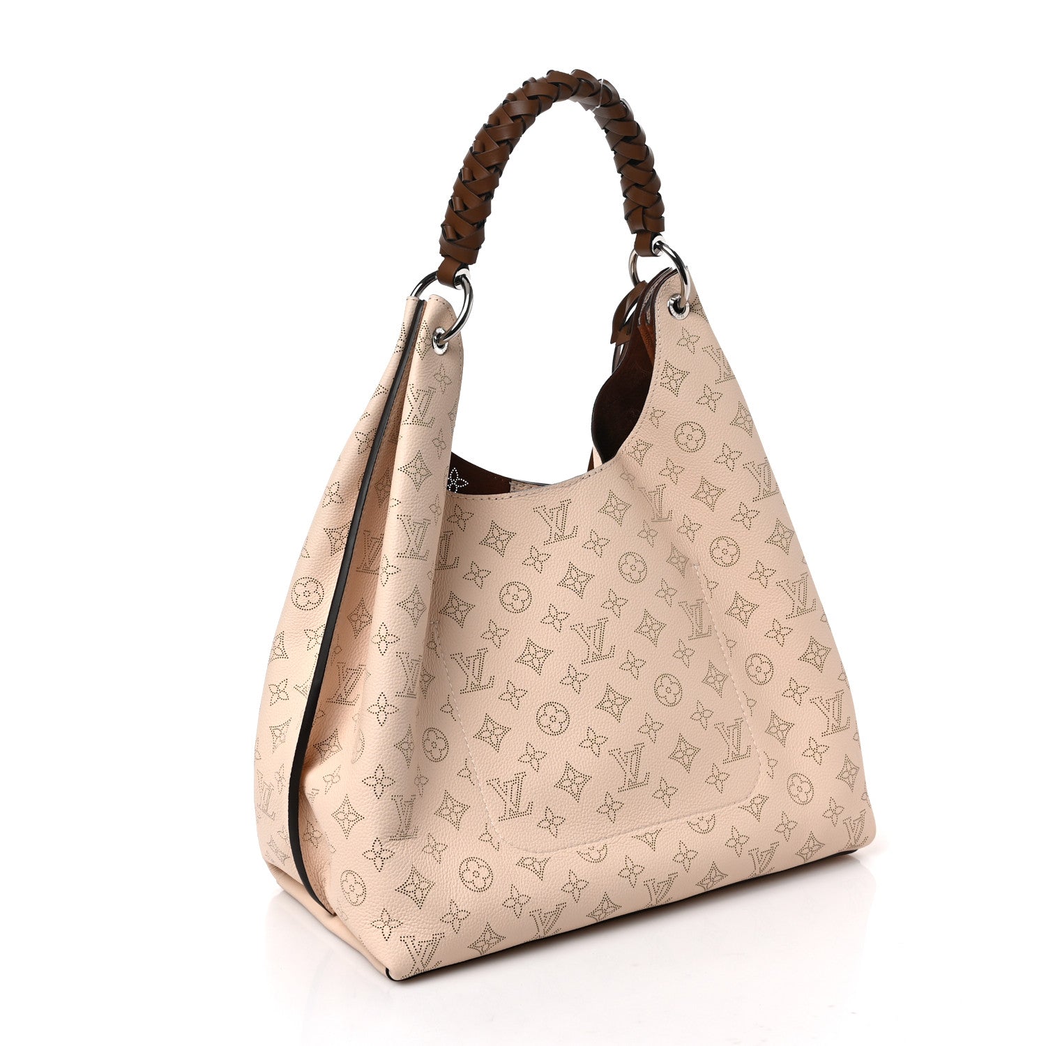 Louis Vuitton Mahina Carmel Hobo Creme 3 of 8