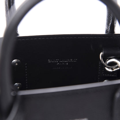Saint Laurent Grained Calfskin Nano Sac De Jour Black 8 of 10
