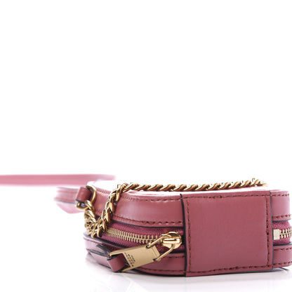 Marc Jacobs Smooth Calfskin The Mini Vanity Crossbody Bag Santa Fe Red 7 of 9