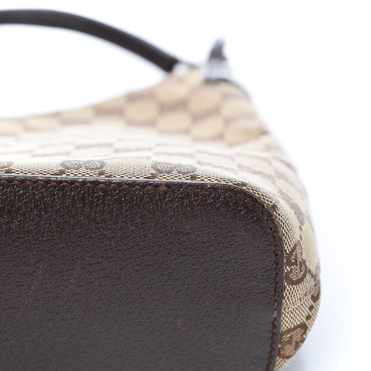 Gucci Monogram GG Signature Shoulder Bag Brown 14 of 18