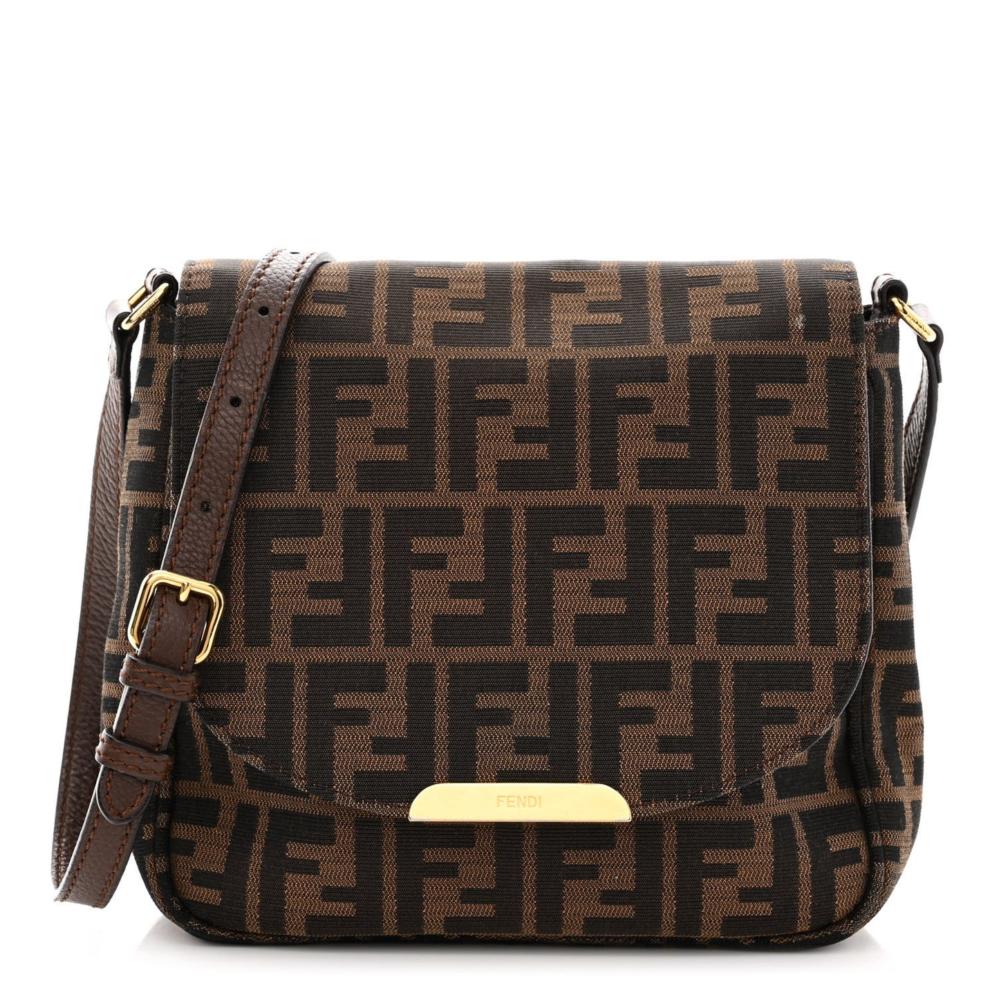 Zucca Vitello Artic Small Messenger Bag Tobacco Castagna