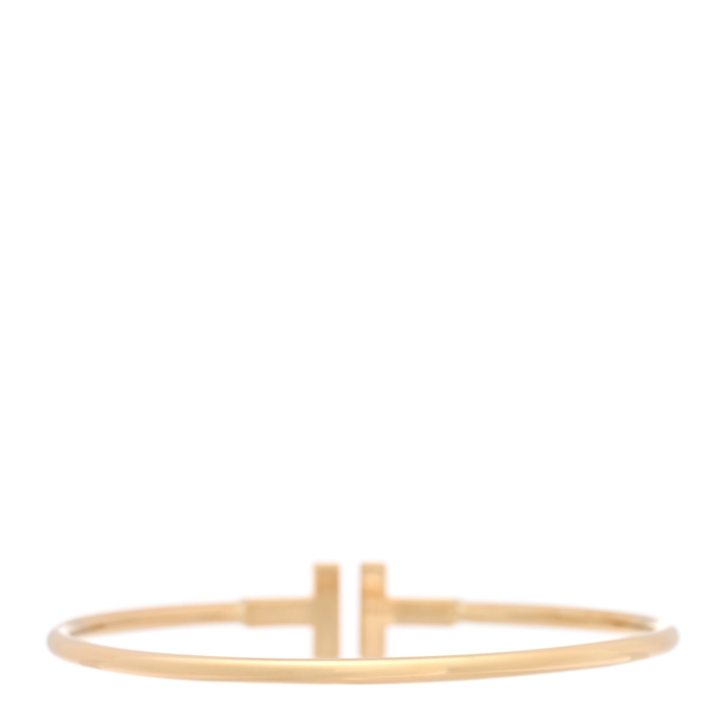 18K Yellow Gold T Wire Bracelet