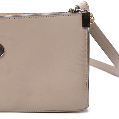 Chloe Suede Calfskin Small Faye Shoulder Bag Motty Grey 12 of 12