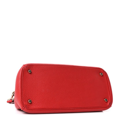 Christian Dior Bullcalf Medium Be Dior Flap Red Pink 4 of 9
