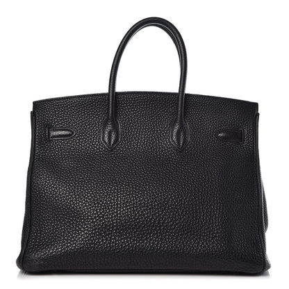 Hermes Fjord Birkin 35 Black 22 of 48