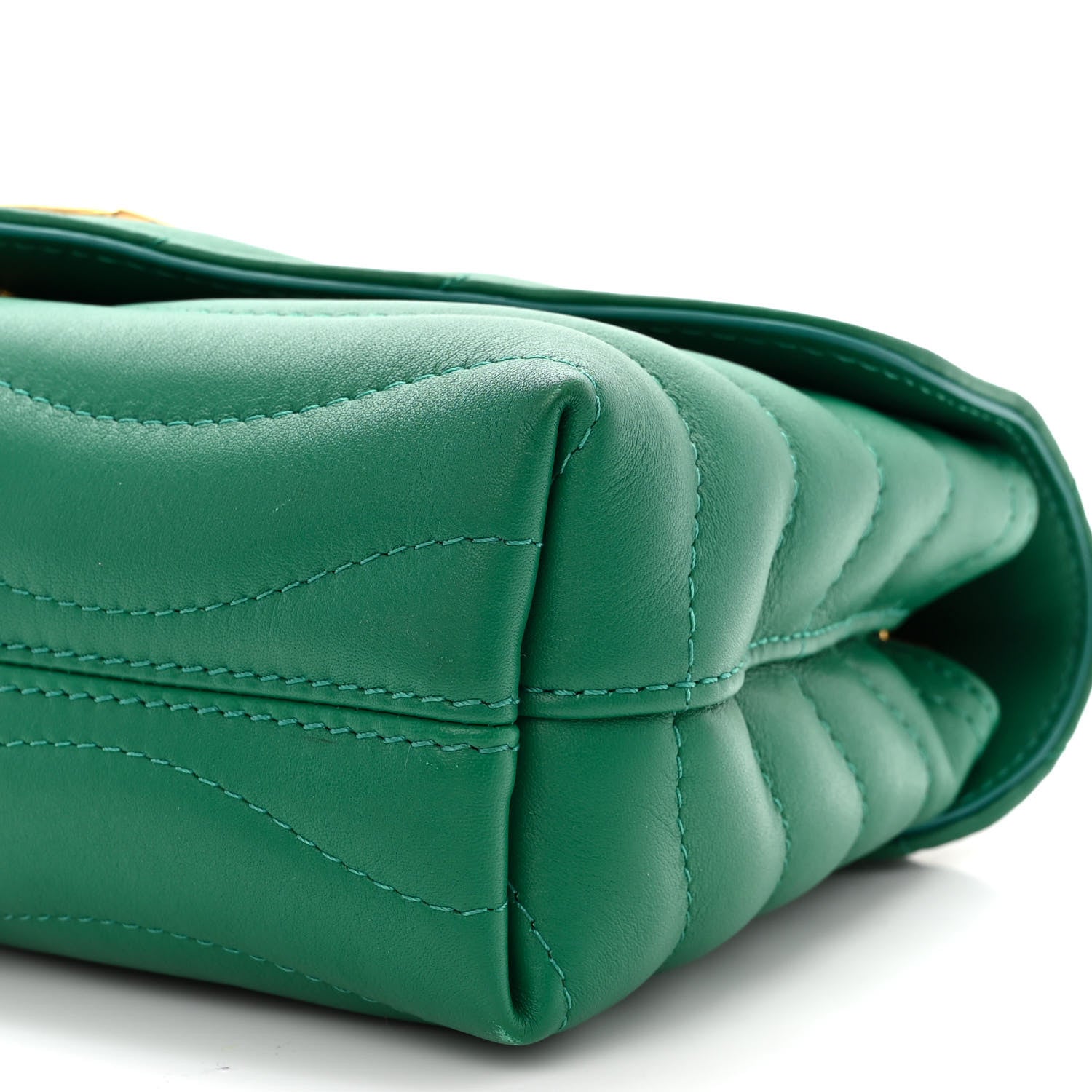 Louis Vuitton Calfskin New Wave Chain Bag MM NM Emerald 9 of 13