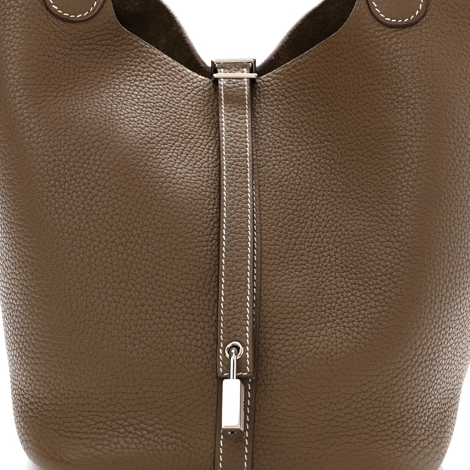 Hermes Taurillon Clemence Picotin Lock 22 MM Etoupe 1921821