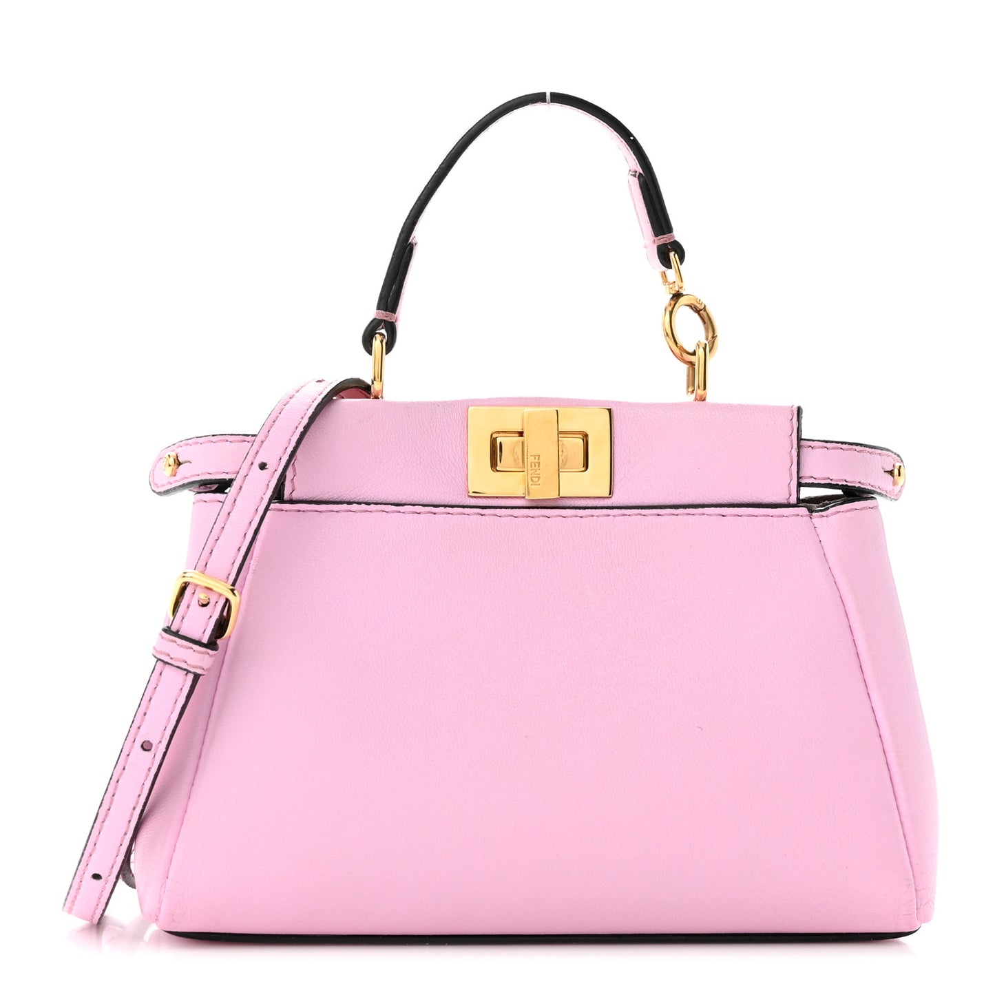 Shiny Nappa Micro Peekaboo Iconic Satchel Lavanda