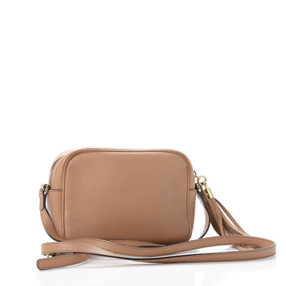 Gucci Pebbled Calfskin Small Soho Disco Bag Camelia 3 of 20