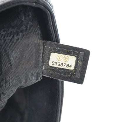 Chanel Leather Chain Pochette Black 9 of 9