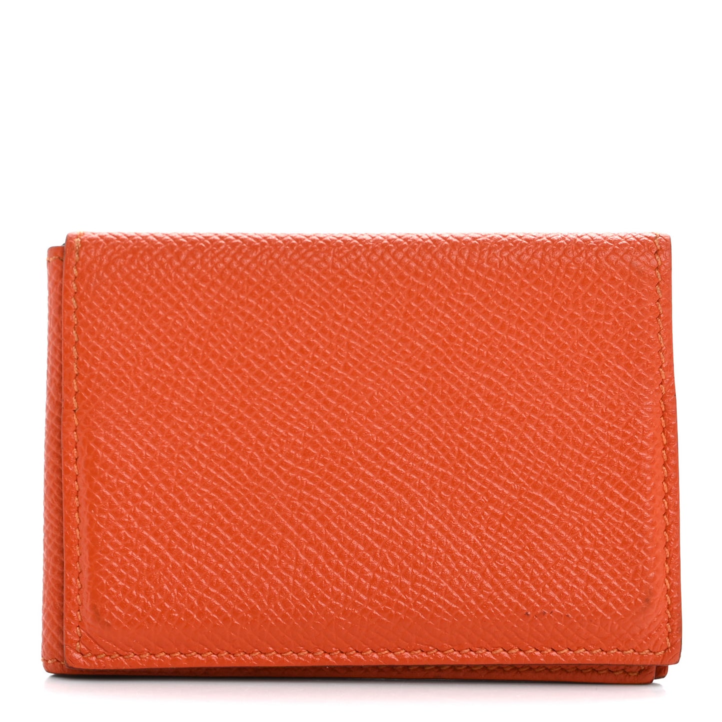 Epsom Guernesey Card Case Orange