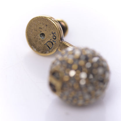 Christian Dior Metal Bee Star Tribale Earrings Aged Gold 4 of 4