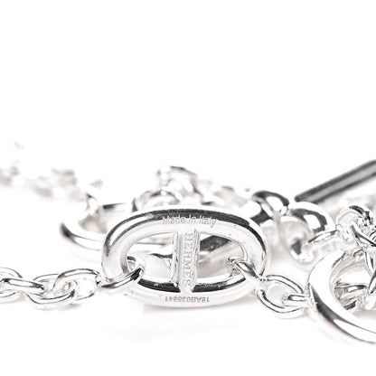 Hermes Sterling Silver Farandole Necklace 80 4 of 5