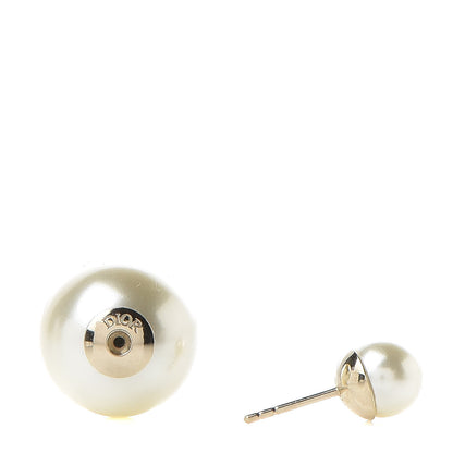 Christian Dior Pearl Mise En Dior Tribal Earrings 3 of 5