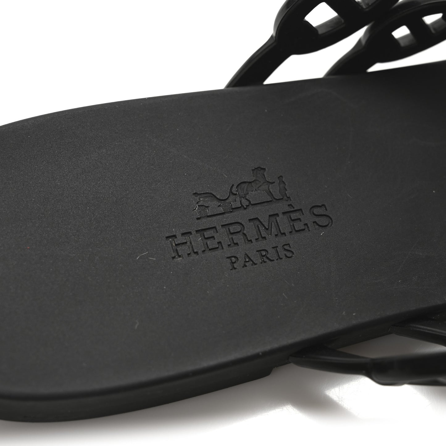 Rubber Womens Island Sandals 38 Black