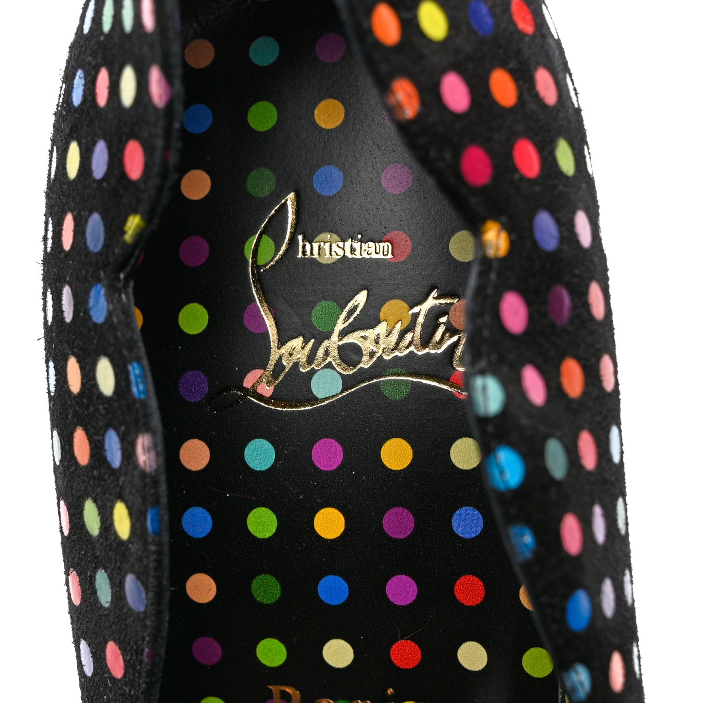 Suede Polka Dot Hot Chick 100 Pumps 41 Black Multicolor