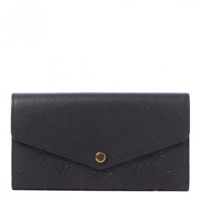 Louis Vuitton Empreinte Sarah Wallet NM Black 1 of 9