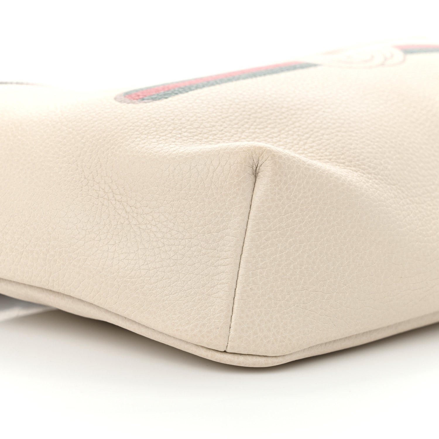 Gucci Grained Calfskin Logo Belt Bag White 9 of 11
