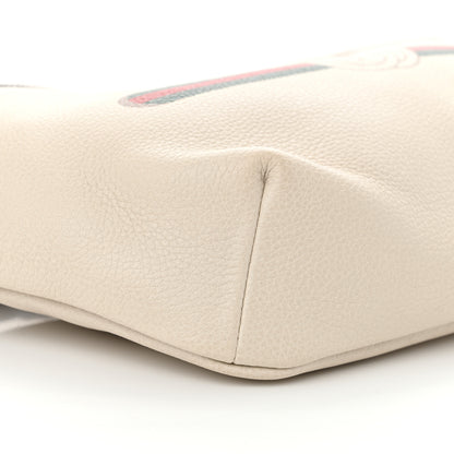 Gucci Grained Calfskin Logo Belt Bag White 9 of 11