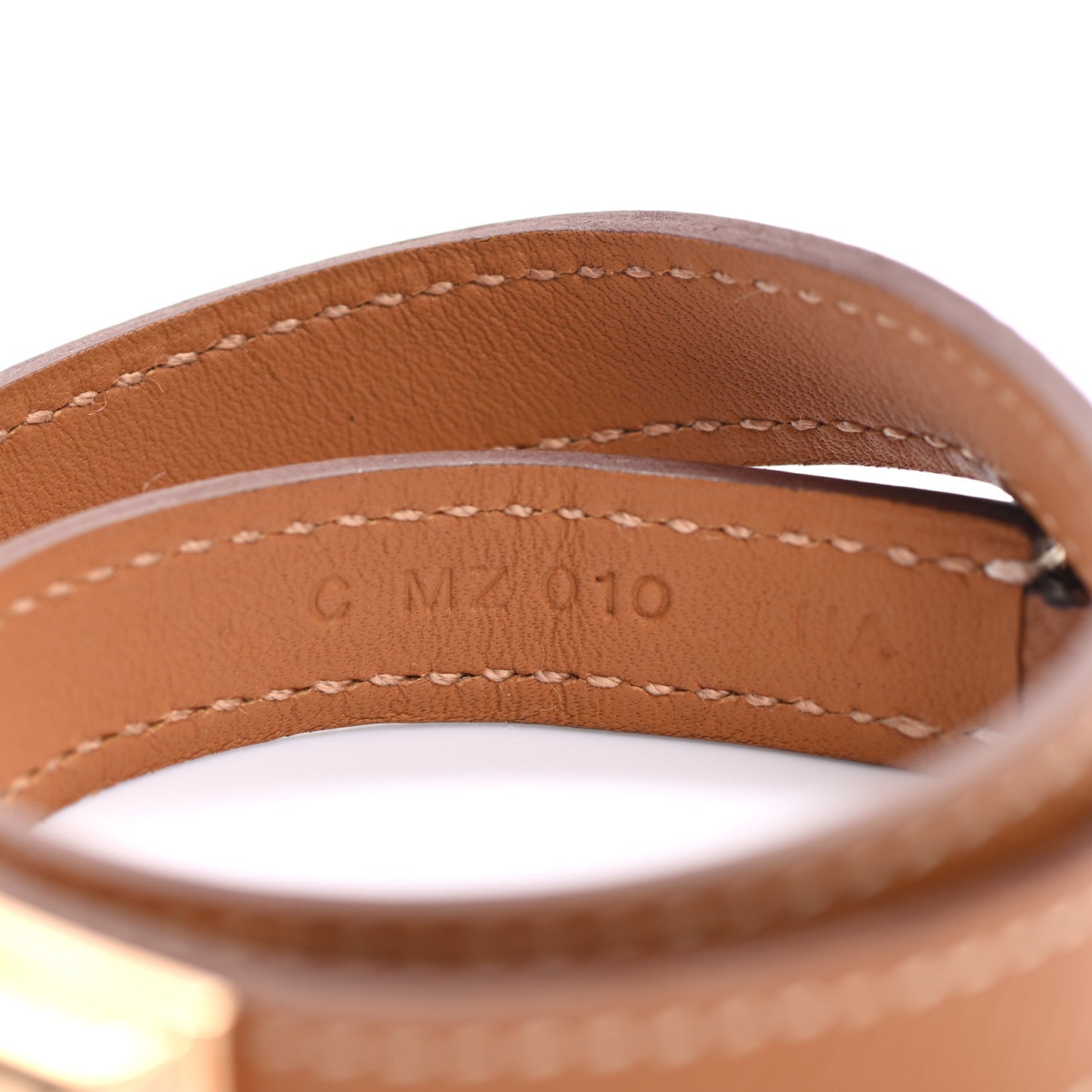 Epsom Rivale Double Tour Bracelet T3 Gold