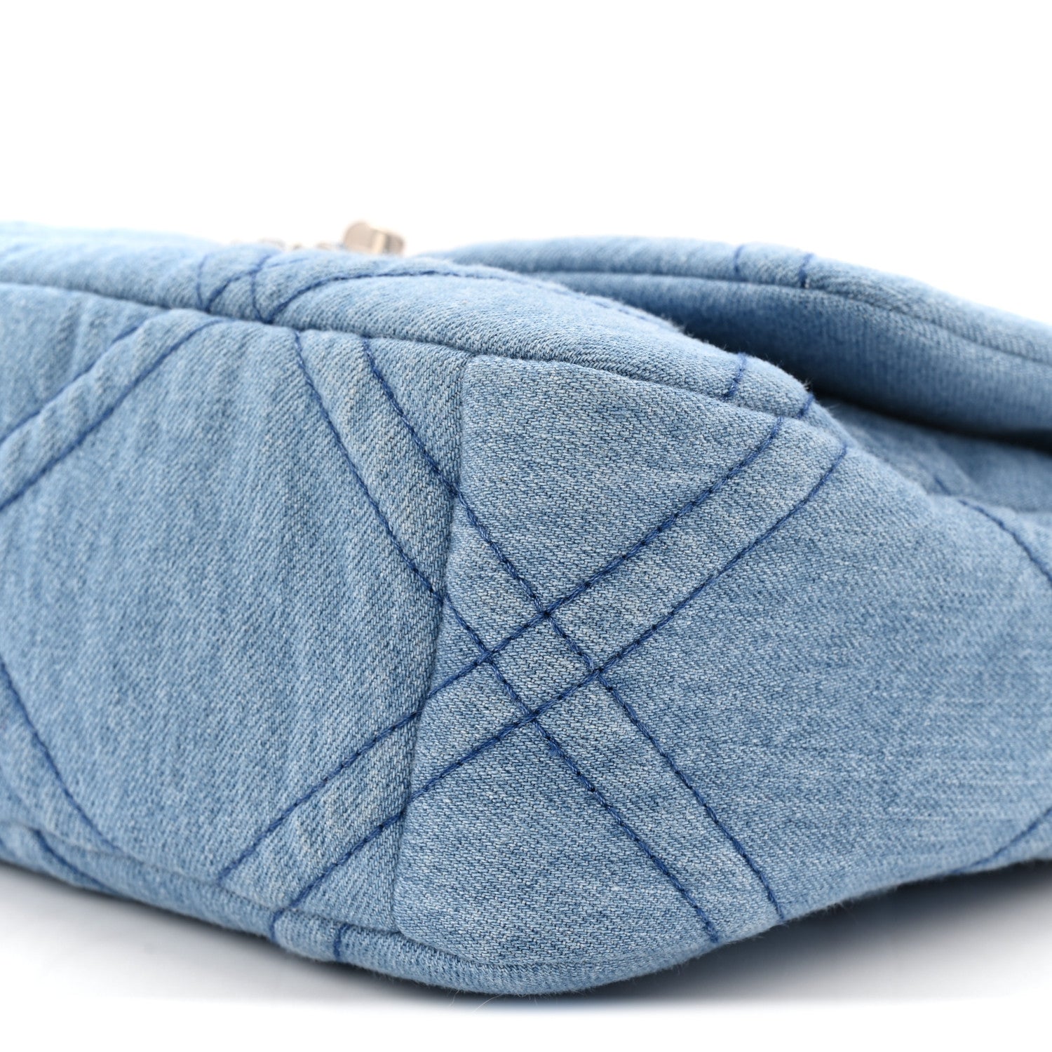 Chanel Denim Quilted Medium Chanel 19 Flap Blue 10 of 10