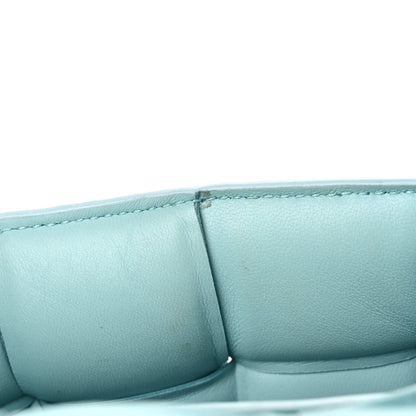 Bottega Veneta Lambskin Maxi Intreccio Padded Chain Cassette Crossbody Bag Spearmint 11 of 17
