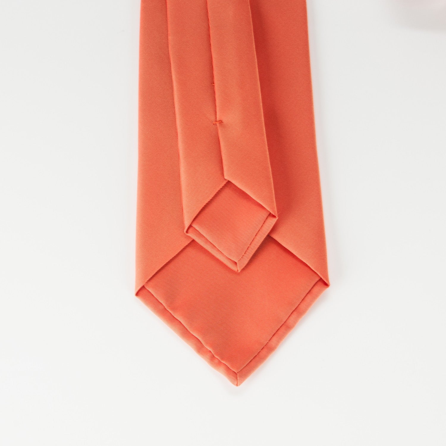 Hermes Woven Silk Mens Neck Tie Orange 4 of 5