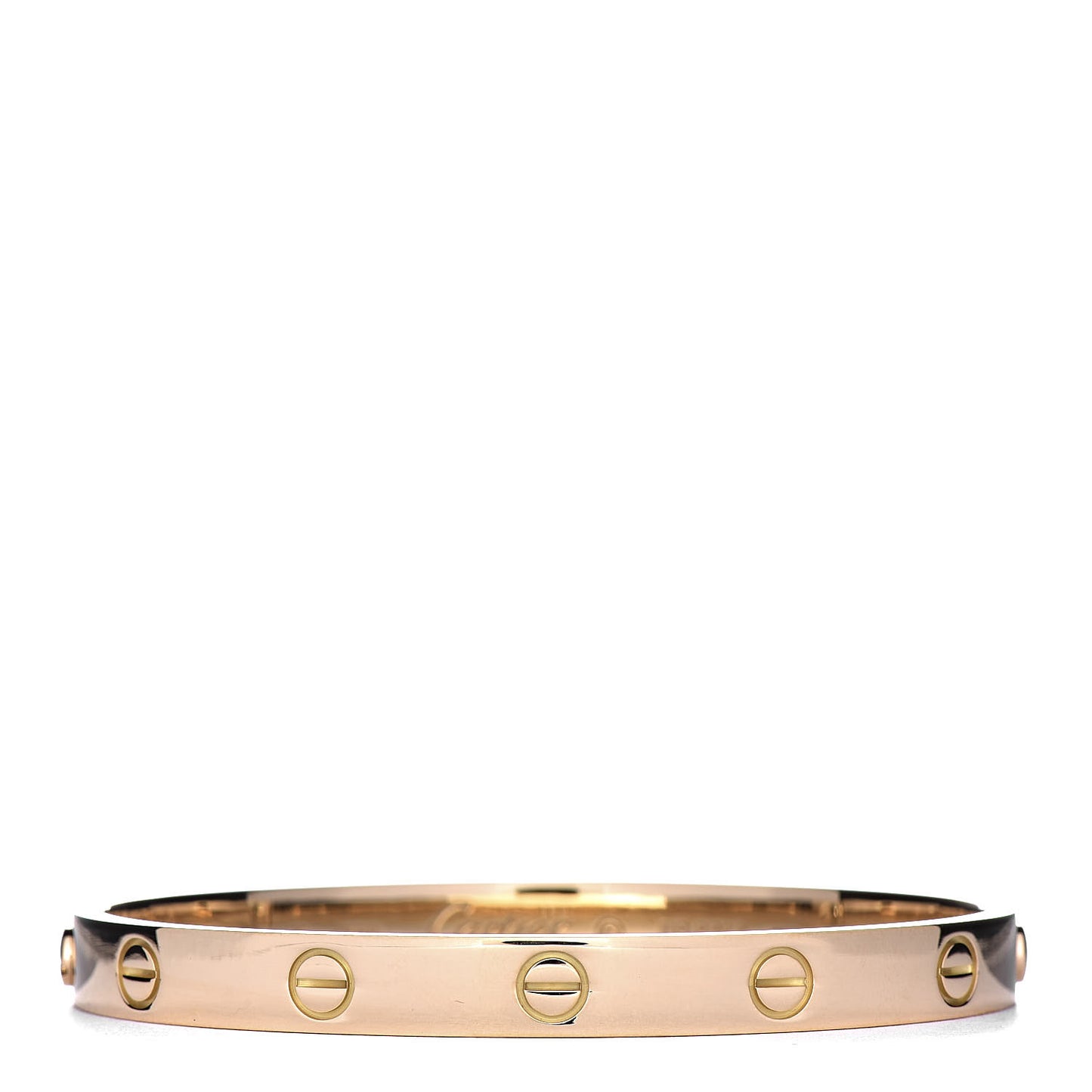 18K Yellow Gold LOVE Bracelet 17
