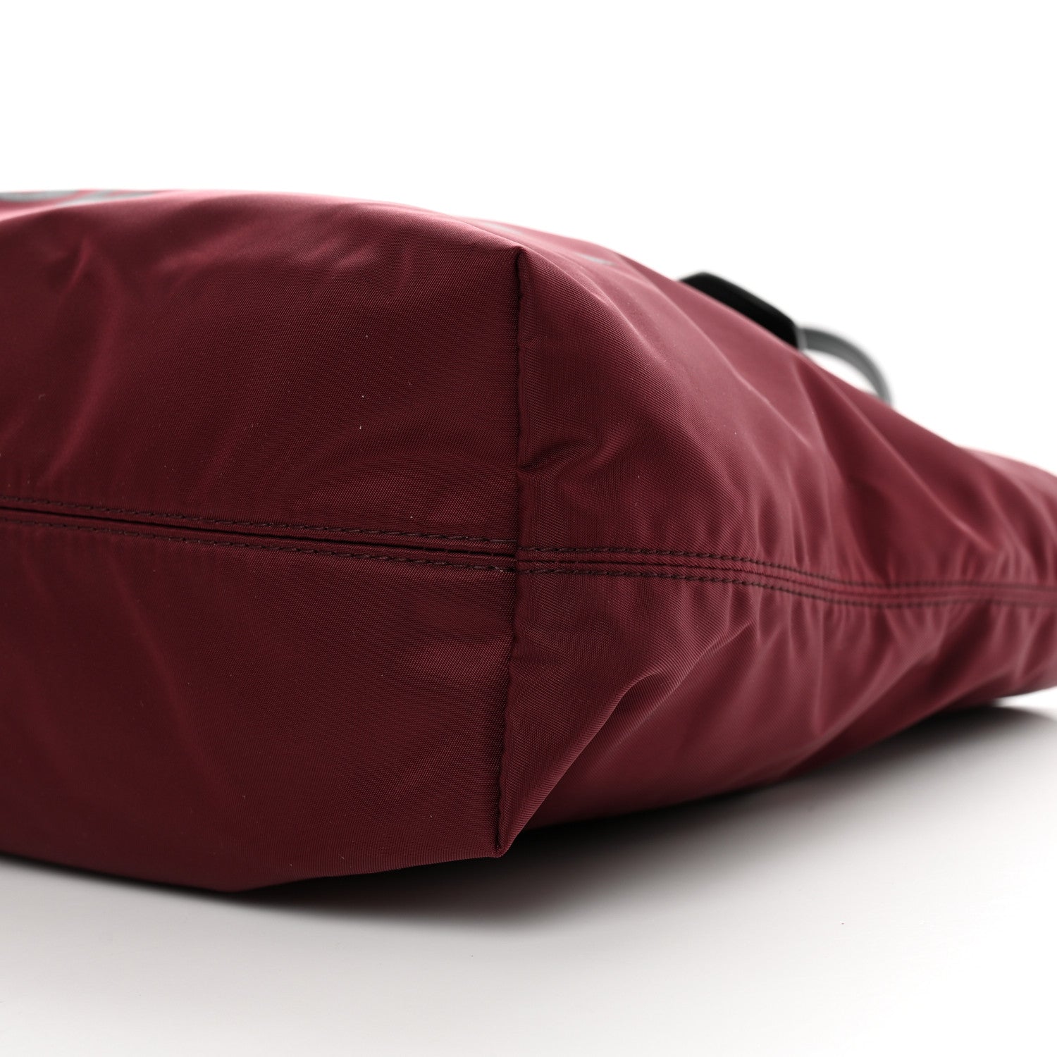 Burberry Nylon Logo Small Ardwell Tote Dark Red 9 of 9