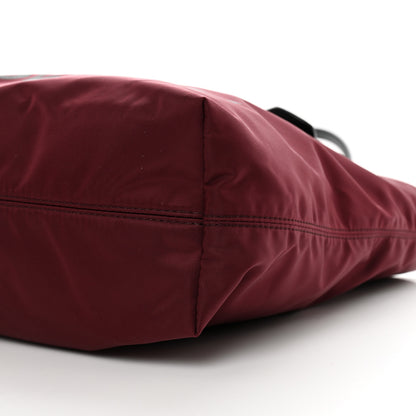 Burberry Nylon Logo Small Ardwell Tote Dark Red 9 of 9