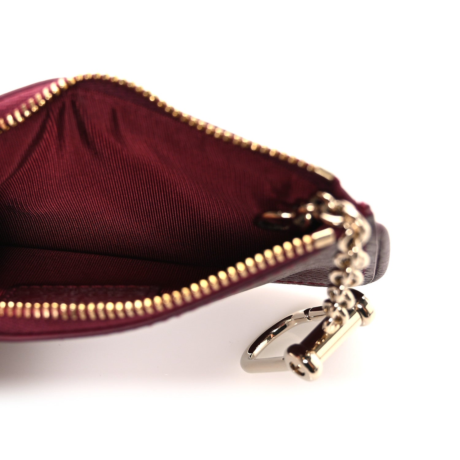 Gucci Calfskin Script Key Case Rosso Ancora Red 1893364 – FASHIONPHILE