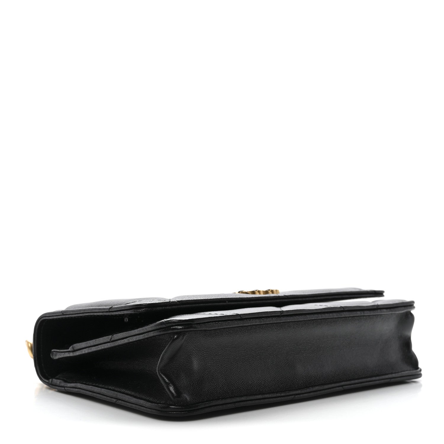 Chanel Lambskin Quilted Chanel 19 Wallet On Chain WOC Black 4 of 11