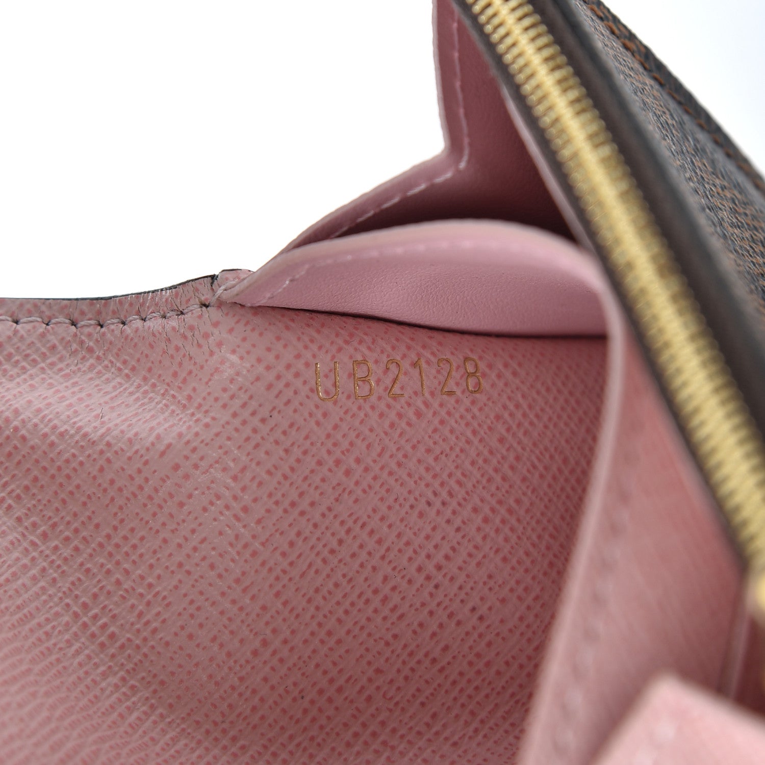 Louis Vuitton Damier Ebene Rosalie Coin Purse Rose Ballerine 7 of 8