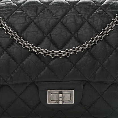 Chanel Aged Calfskin Quilted 2.55 Reissue 227 Flap Black 8 of 11
