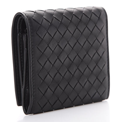 Bottega Veneta Nappa Intrecciato Tri-Fold Wallet Black 2 of 6